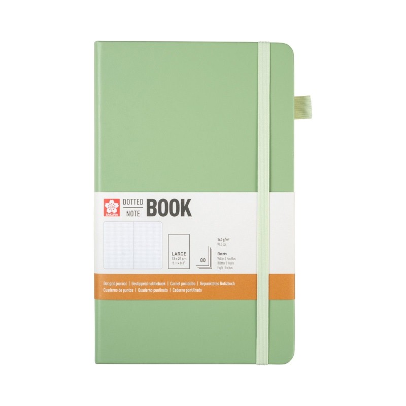 Sakura Notebook dotted 13x21cm