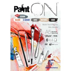 Paint ON papel mixed media...