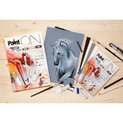 Paint ON papel mixed media Clairefontaine - 6 colores - A5