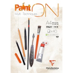 Paint ON papel mixed media...