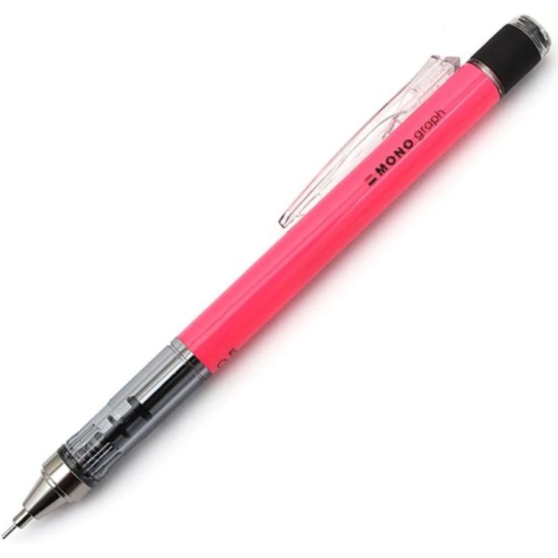 Portaminas MONO Graph de Tombow - 0.7mm - NEON Pink