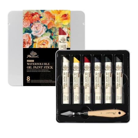 Watersoluble oil paint sticks - caja 6 colores - Phoenix