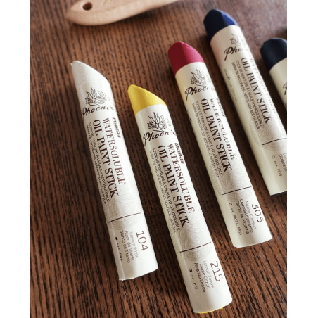 Watersoluble oil paint sticks - caja 6 colores - Phoenix