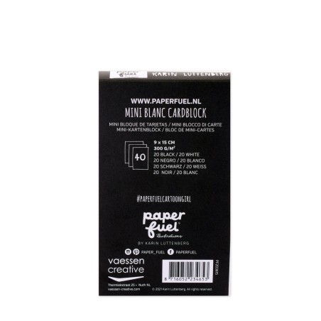 Mini bloc tarjetas 9x15cm - Paperfuel