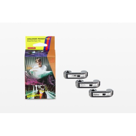 Analogue pocket trio 110 - pack 3 carretes películas surtidas Lomography