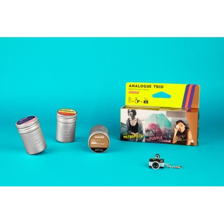 Analogue trio 35mm - pack 3 carretes películas surtidas Lomography
