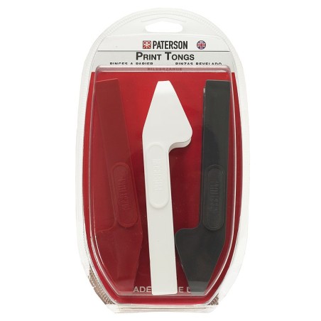 Pinzas PATERSON para revelado de papel - 3uds