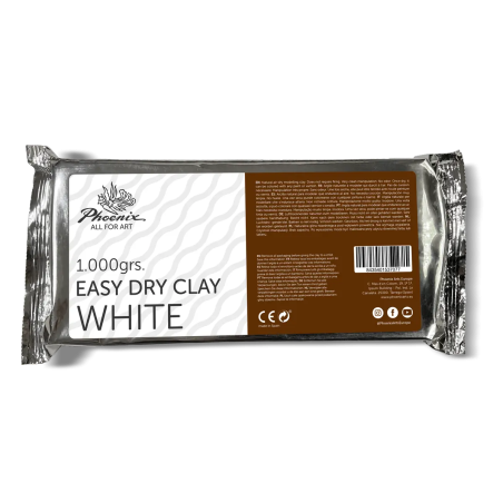 Easy dry clay white - Arcilla blanca secado al aire 1kg