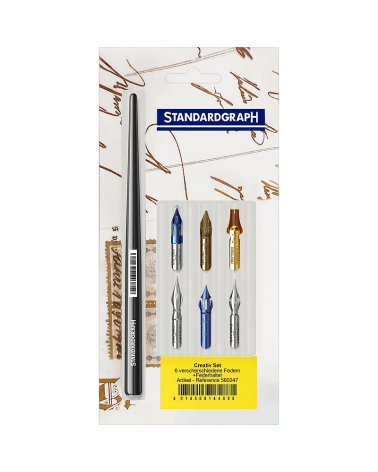 Juego 6 plumillas y portaplumas - Creative Allround set - Standardgraph