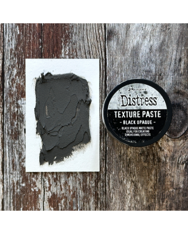 Texture paste black opaque - Tim Holtz