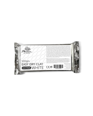 Easy dry clay EXTRAwhite - Arcilla secado al aire extrablanca 500g