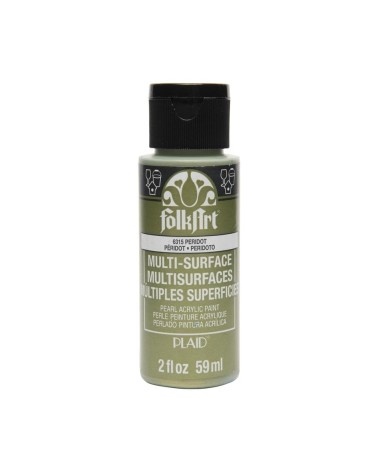 Folkart Multi-surface Pearl - color peridot