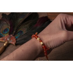 Pulsera Oppia I - cornalina