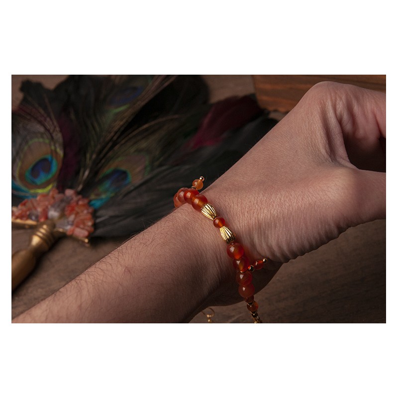 Pulsera Oppia I - cornalina