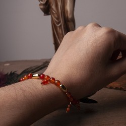 Pulsera Oppia II - cornalina
