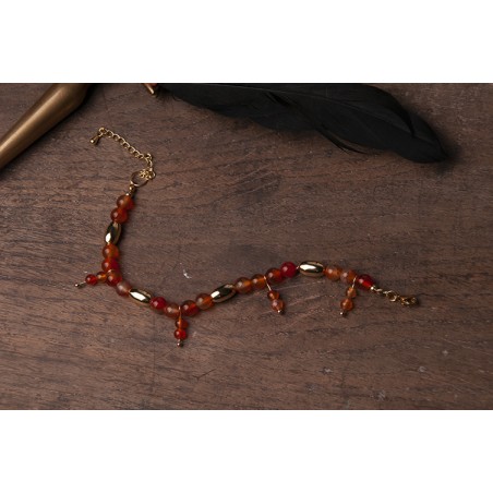Pulsera Oppia II - cornalina