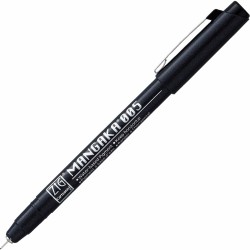 Rotulador calibrado Mangaka ZIG cartoonist NEGRO