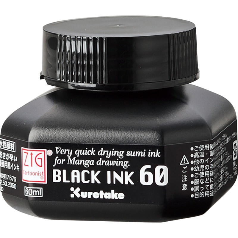 BLACK Ink 60 - tinta negra KURETAKE