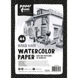 Papel de acuarela texturado...