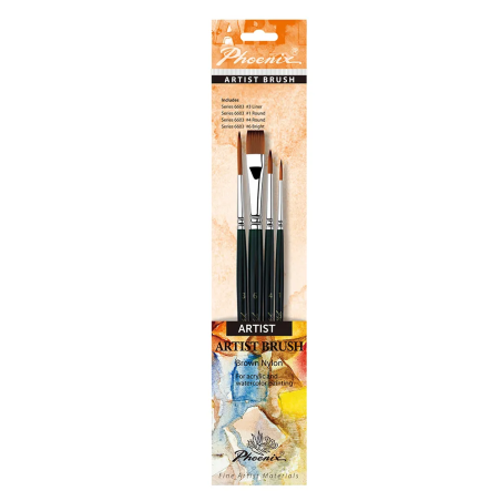 Juego de pinceles Acrylic & watercolor classic 2 - Phoenix Arts