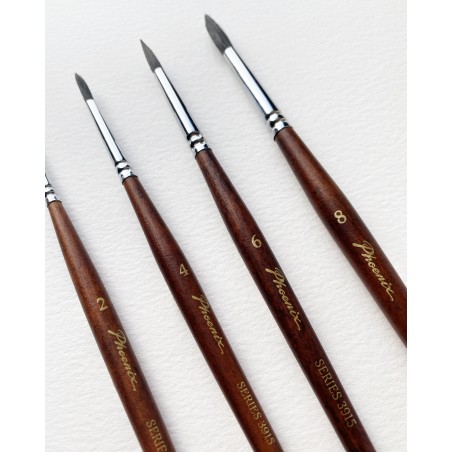 Pincel redondo acuarela serie 3915 - nº10 - Phoenix