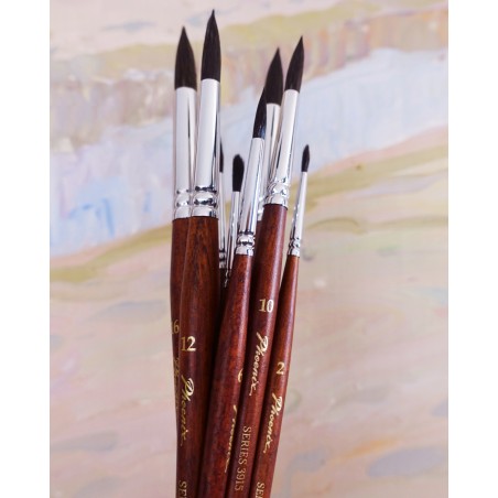 Pincel redondo acuarela serie 3915 - nº10 - Phoenix