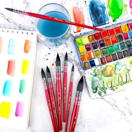 Pincel Red Mop redondo acuarela serie 3715 - Phoenix