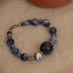 Pulsera Clímene - piedras...