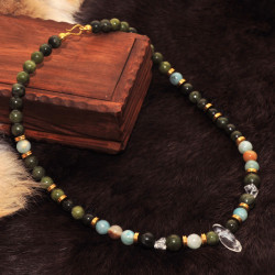 Collar jade verde